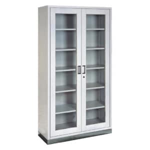 Armoire à 2 portes vitrées