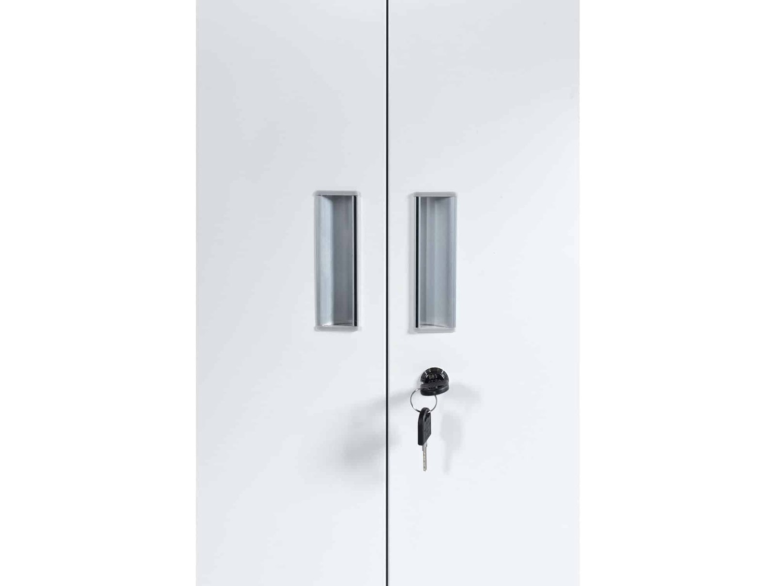 Armoire métallique à 2 portes vitrées