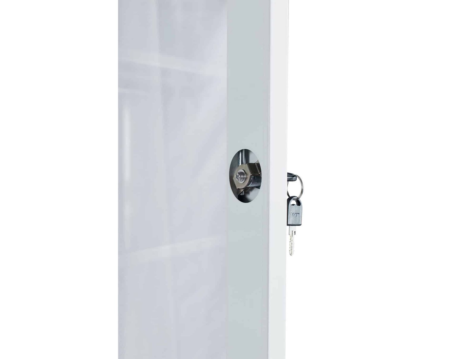 Armoire métallique à 2 portes vitrées