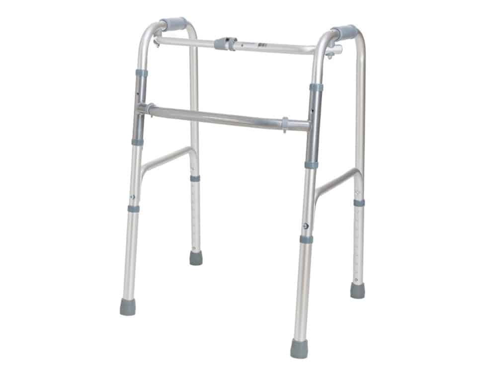 Cadre de marche articulé pliant