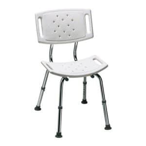 Chaise de douche avec dossier