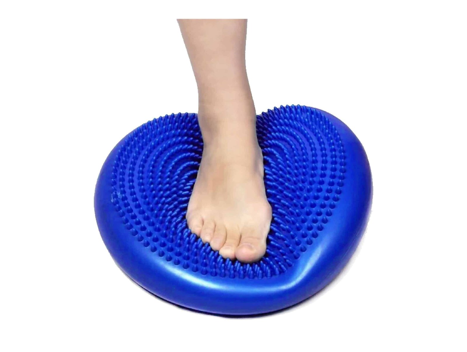 Coussin d'équilibre gonflable bleu