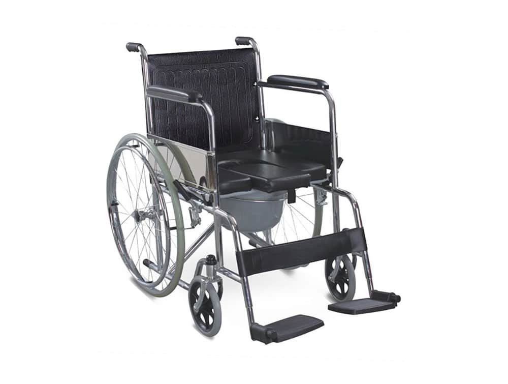 Fauteuil roulant garde-robe en U pliable
