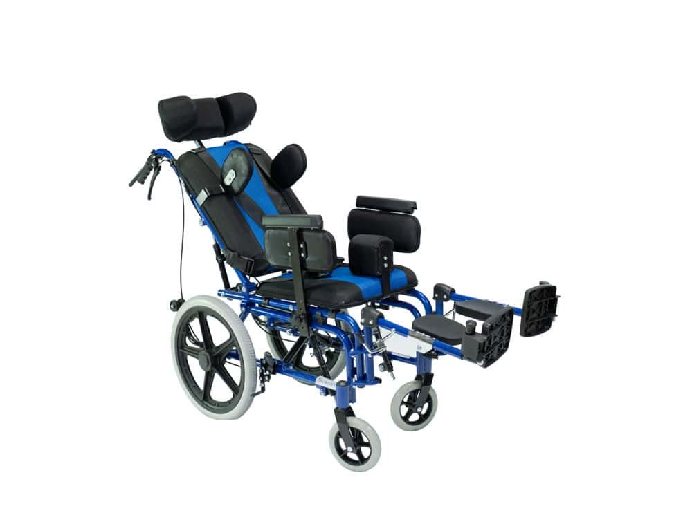 Poussette en aluminium pour enfant handicapé