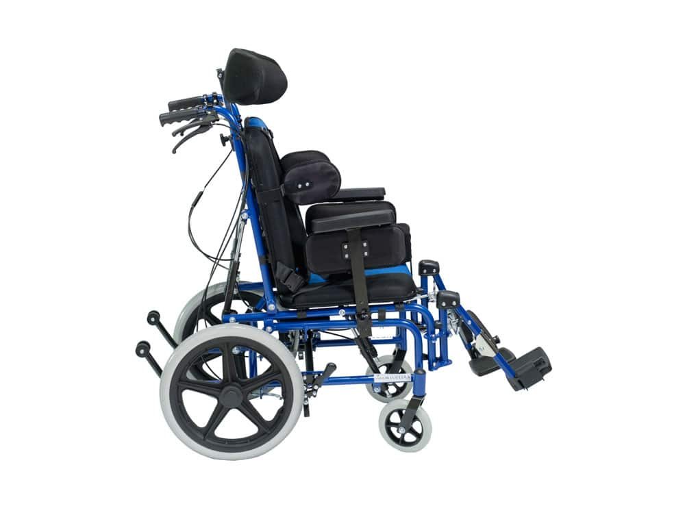 Poussette en aluminium pour enfant handicapé