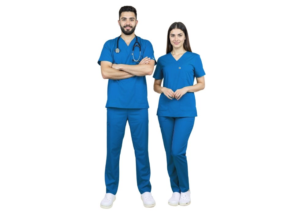 Ensemble Tunique et pantalon Unisexe Bleu