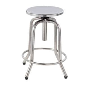 Tabouret fixe en Inox avec filtage