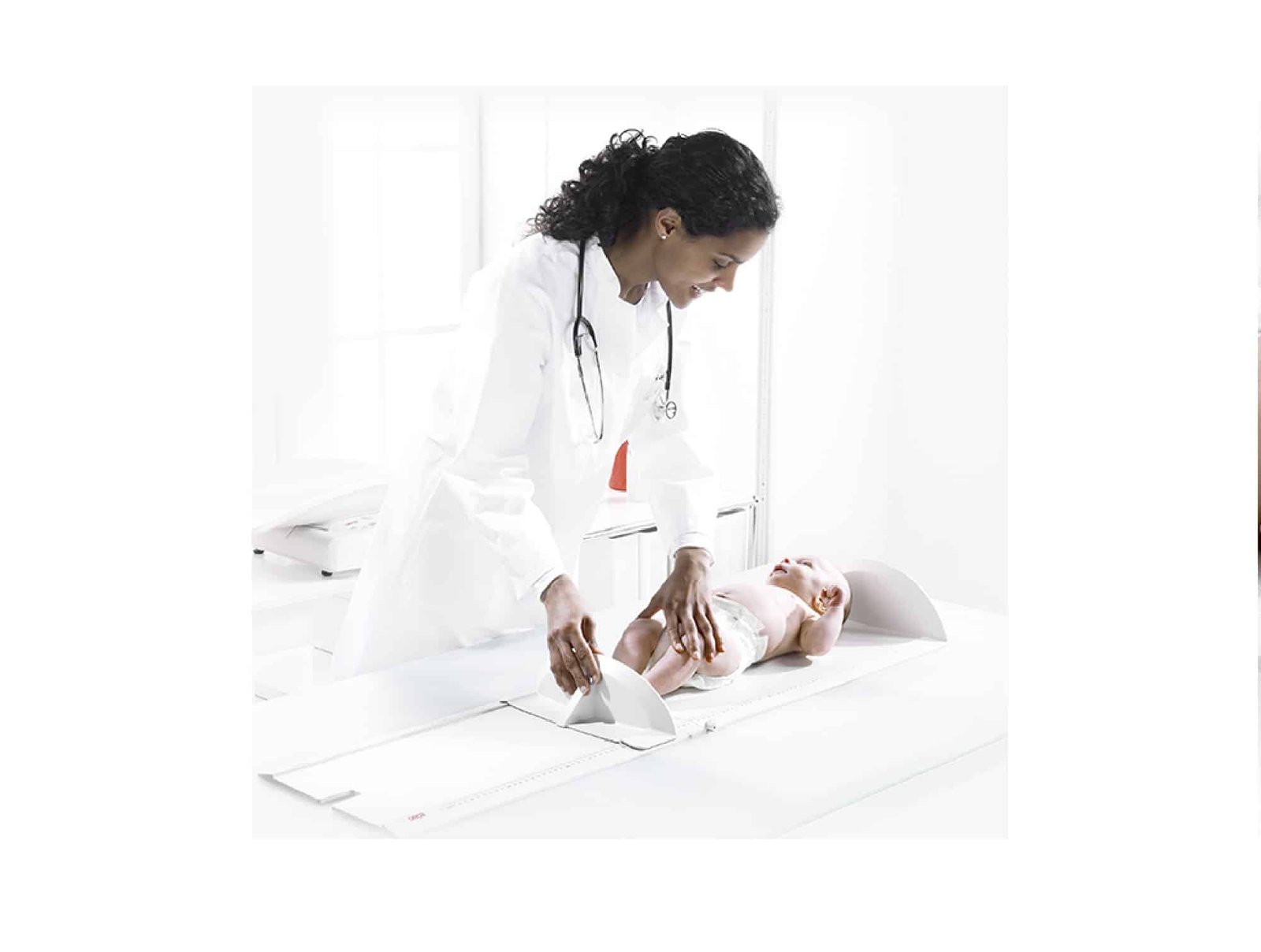 Toise bébé pliable mobile