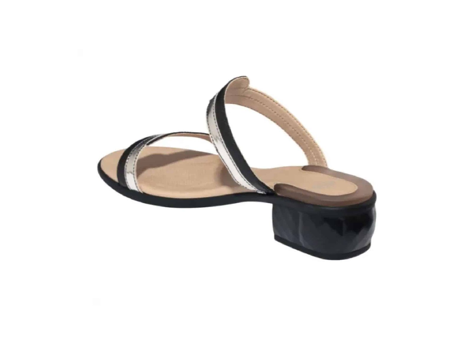 Sandale Astrid Noir/Argent