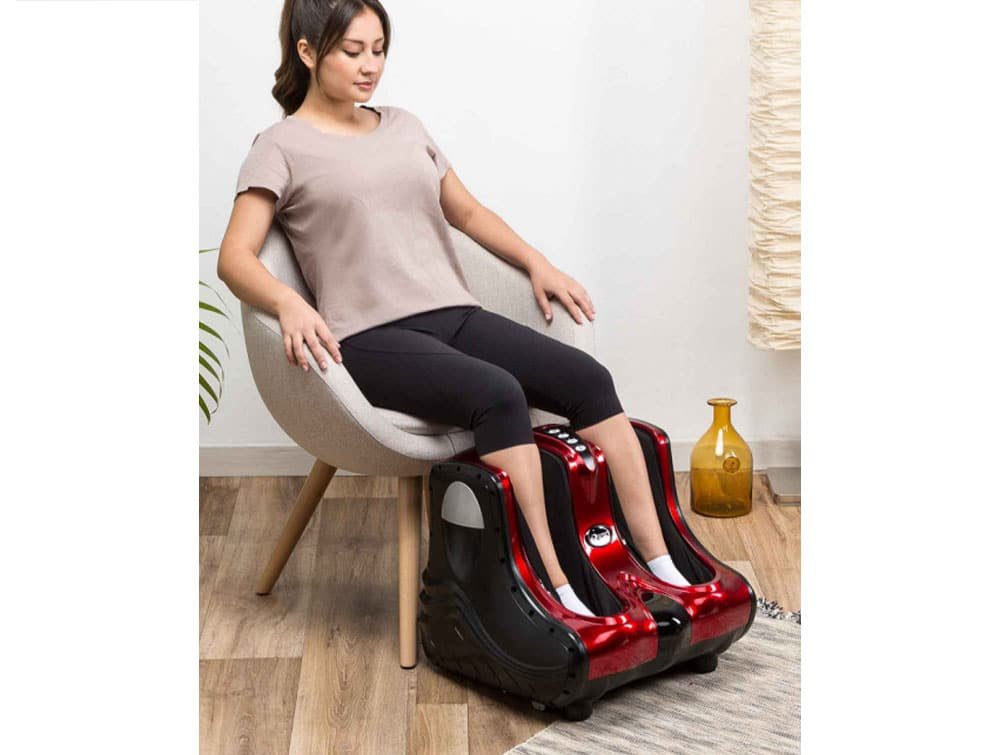 Appareil électrique de massage pour pieds et jambes