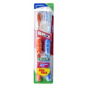 Duo Pack brosses à dents technique pro, médium GUM®