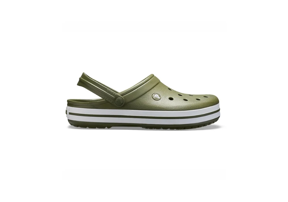 Sabot Clog Crocs Kids Crocband Vert/Militaire