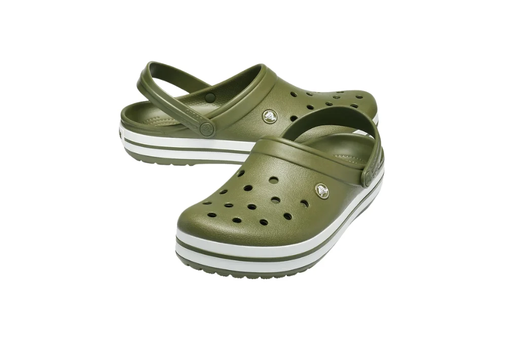 Sabot Clog Crocs Kids Crocband Vert/Militaire