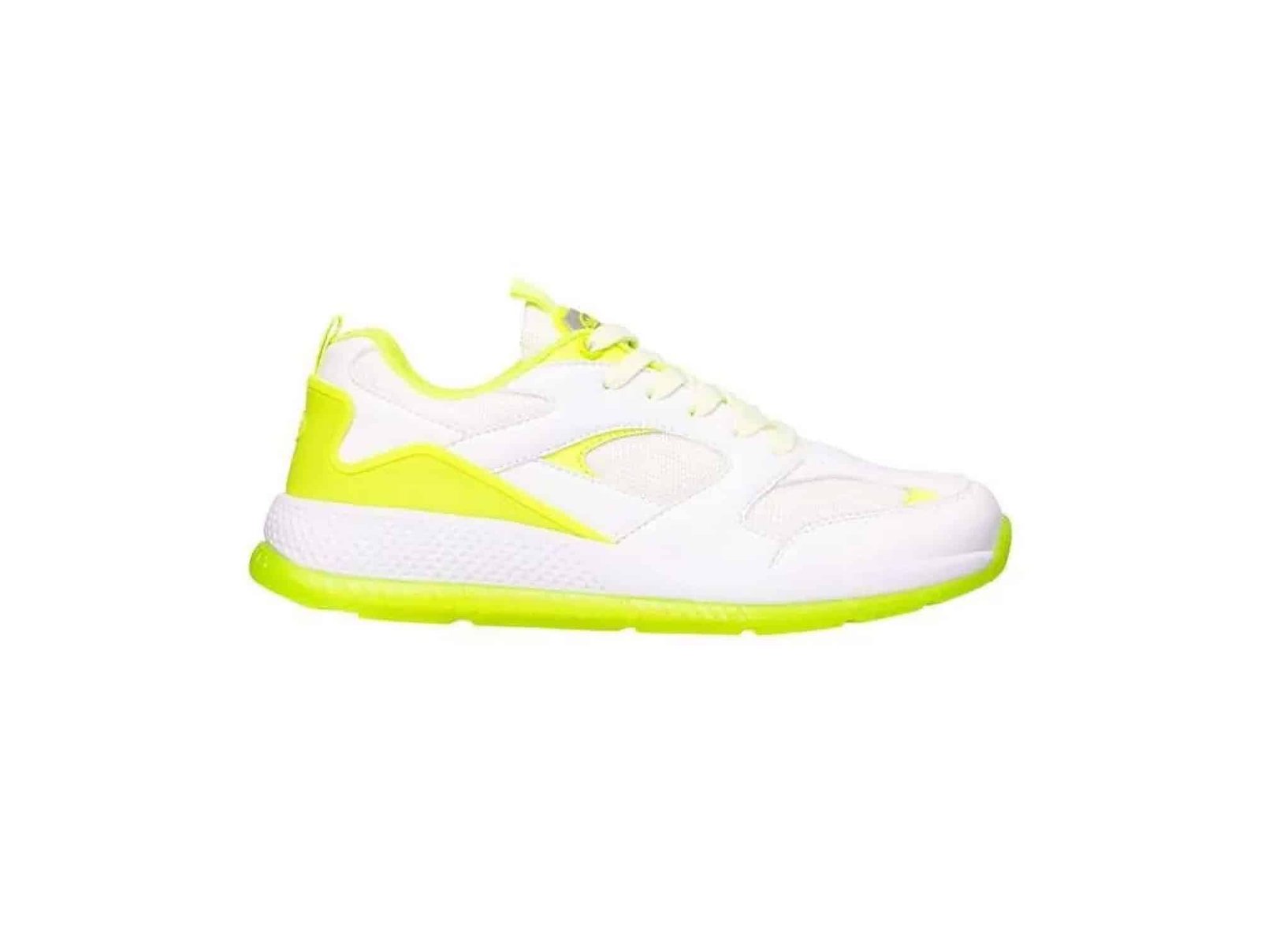 Baskets Millennial Blanc/Jaune fluo