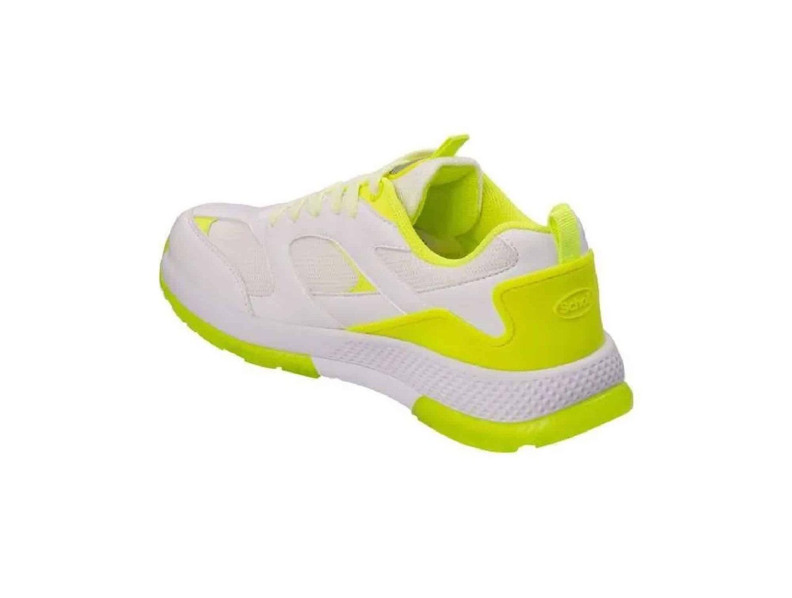 Baskets Millennial Blanc/Jaune fluo