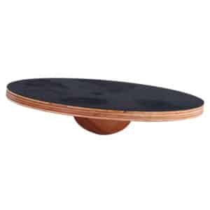 Planche à bascule et d’oscillation en bois, ronde
