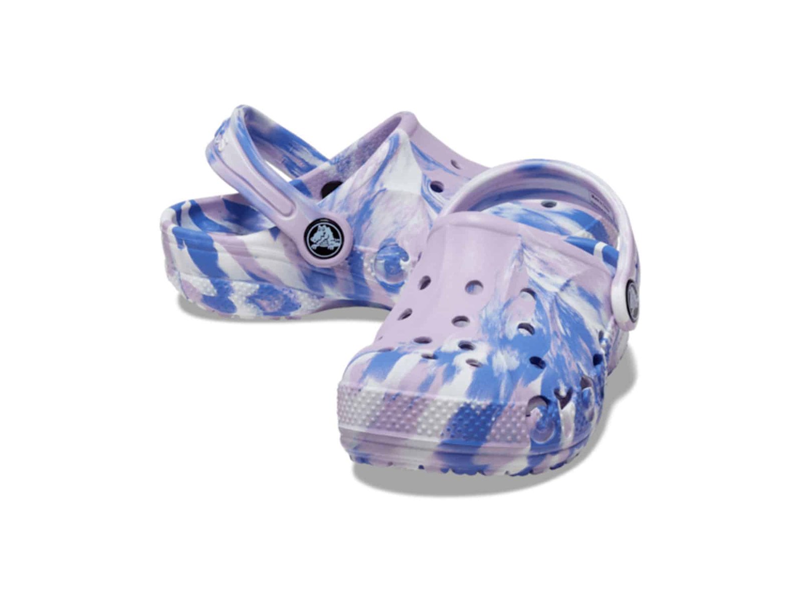 Sabot Crocs Baya Marbled Lavender
