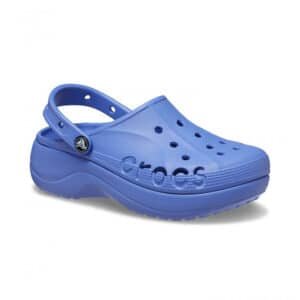 Sabot crocs Baya Platform bleu