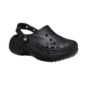 Sabot crocs Baya Platform noir