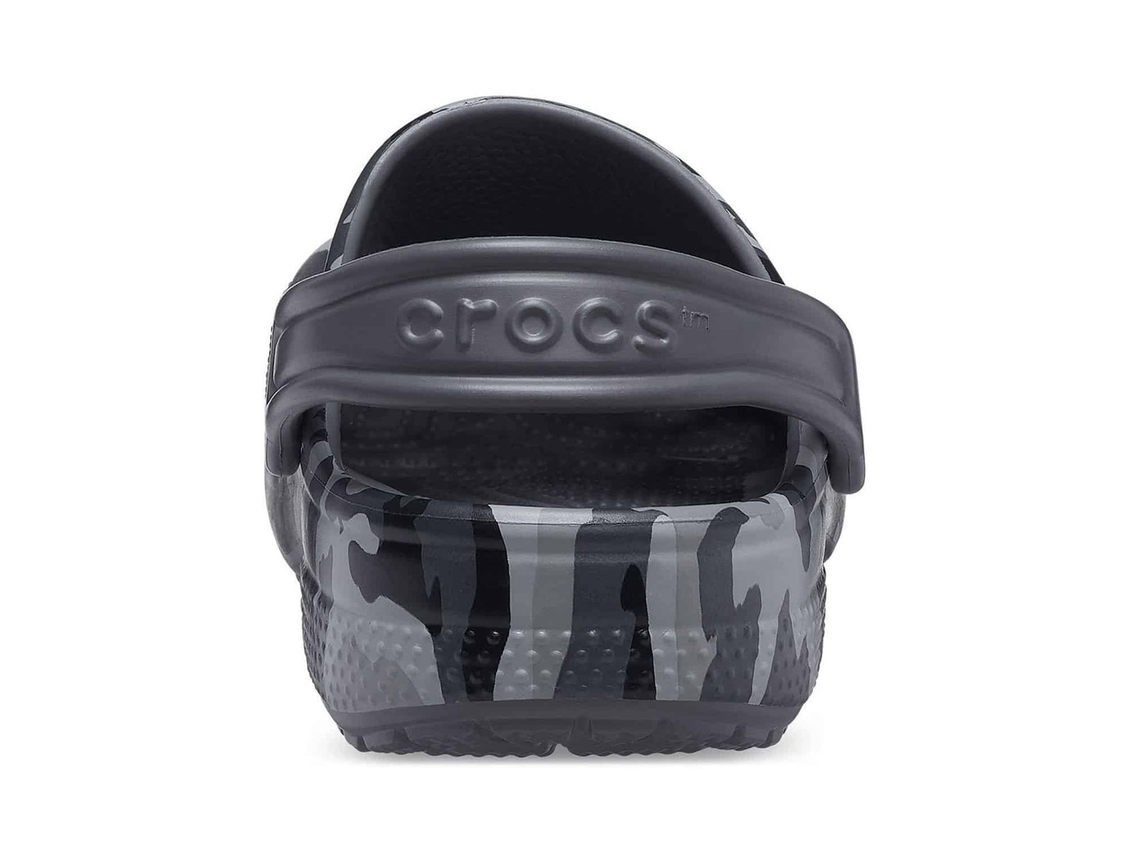Sabot Crocs Camo Noir Gris