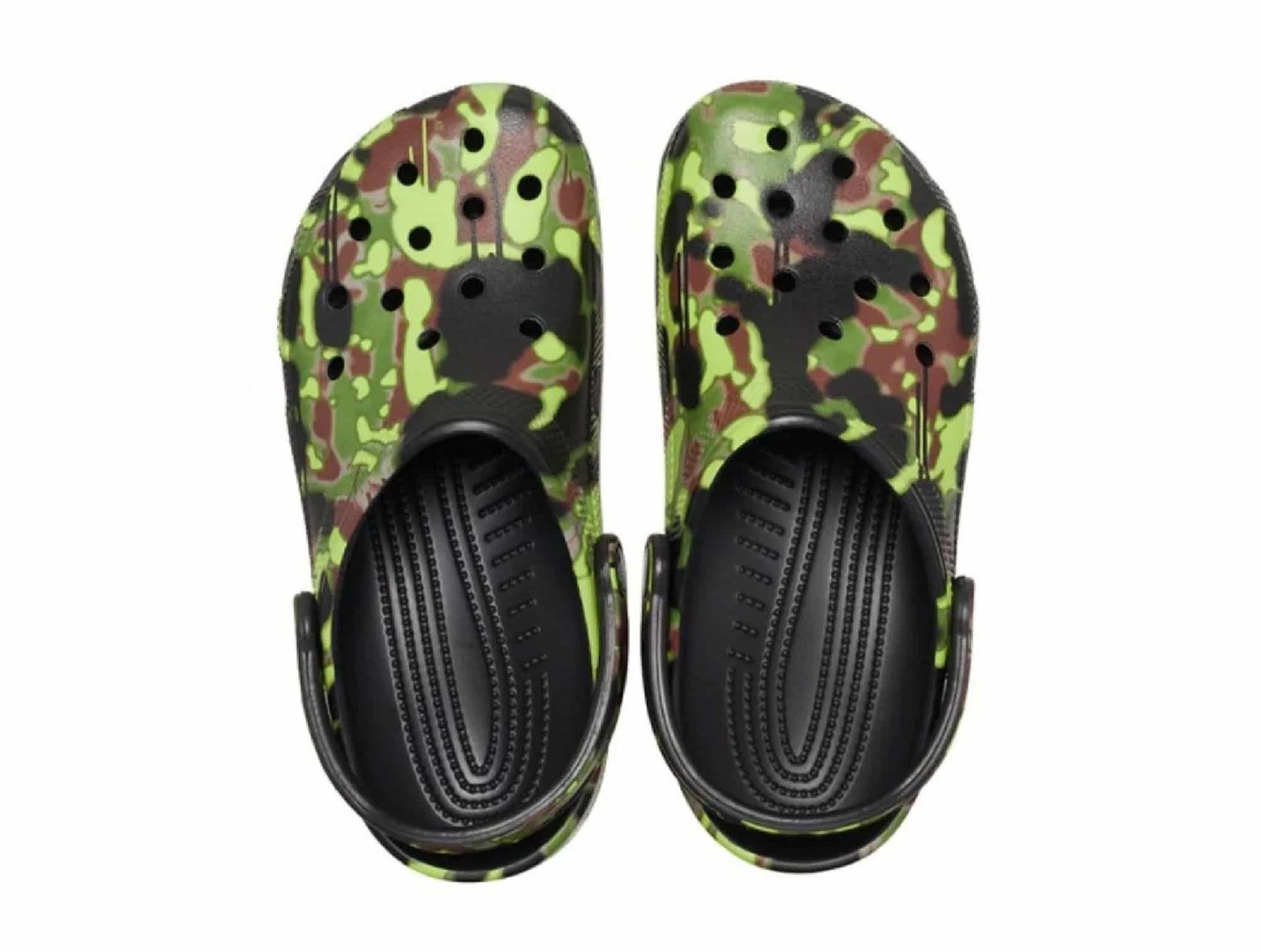 Sabot Crocs Spray Camo Noir