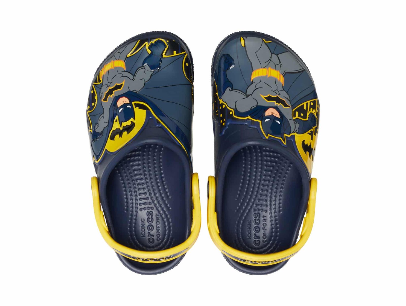 Sabot Crocs Batman Patch Bleu