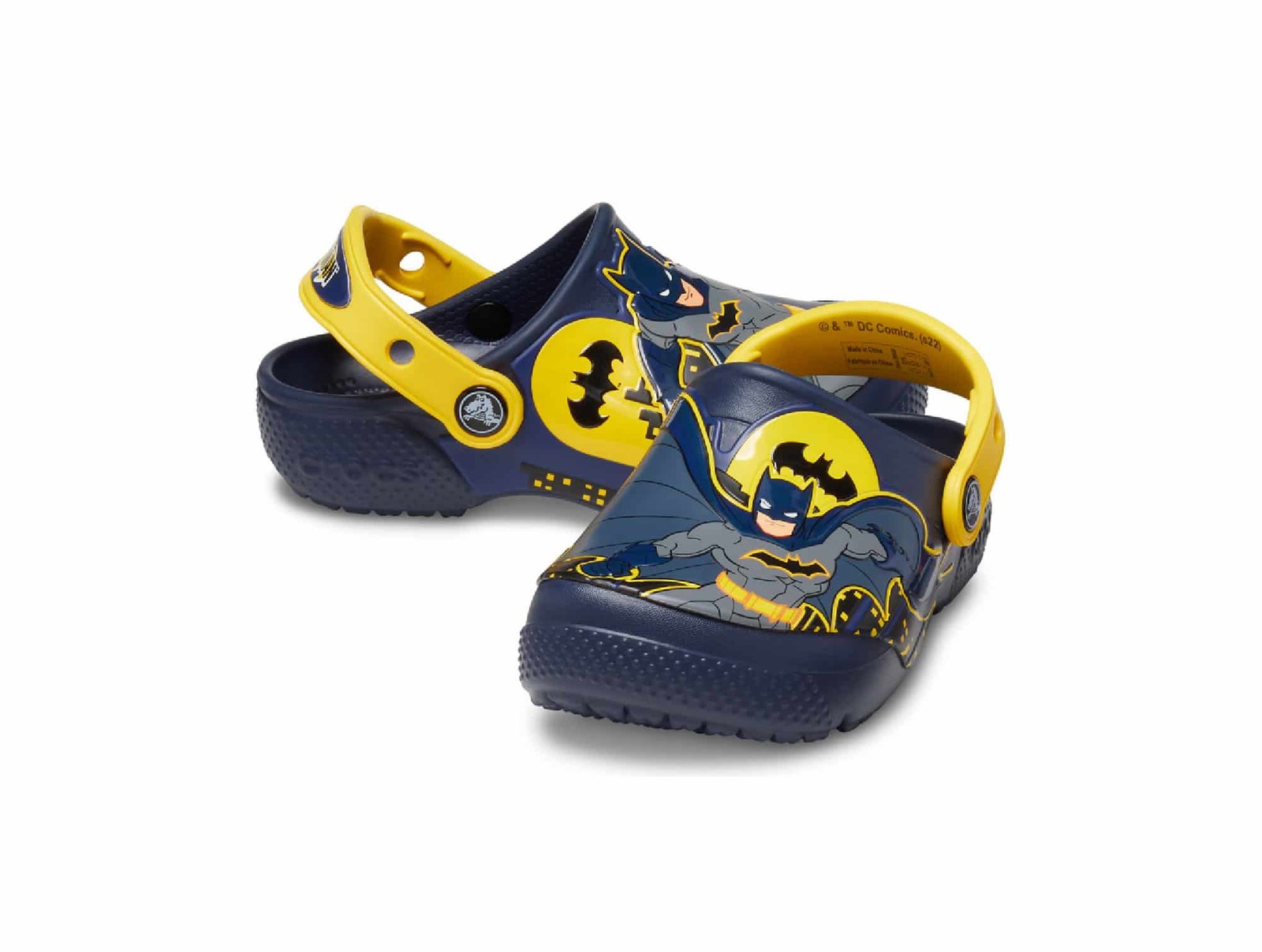 Sabot Crocs Batman Patch Bleu