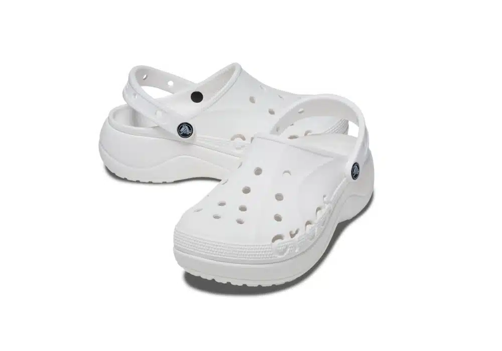 Sabot crocs Baya Platform Blanc