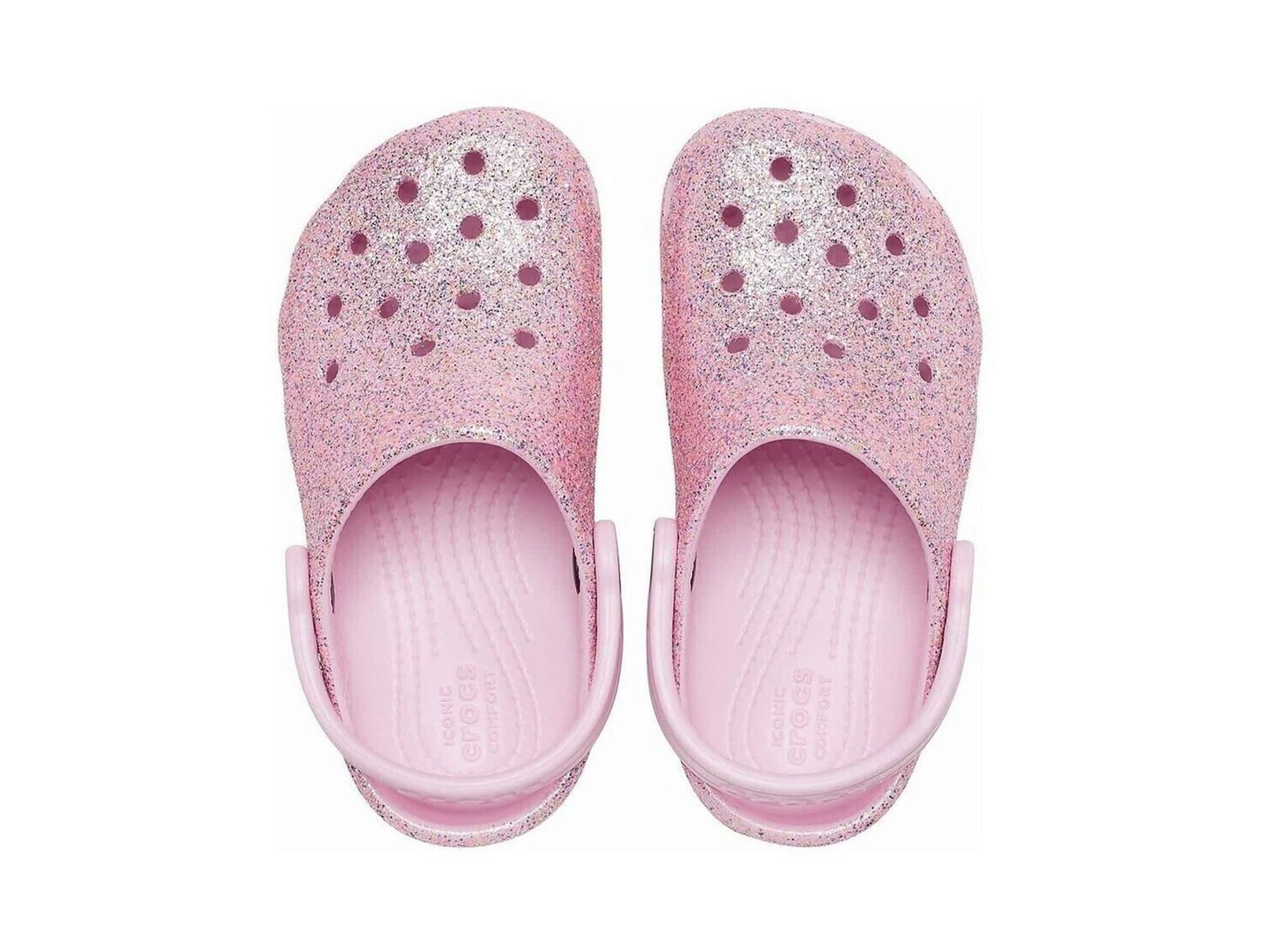 Sabot Crocs Glitter ClogT Rose