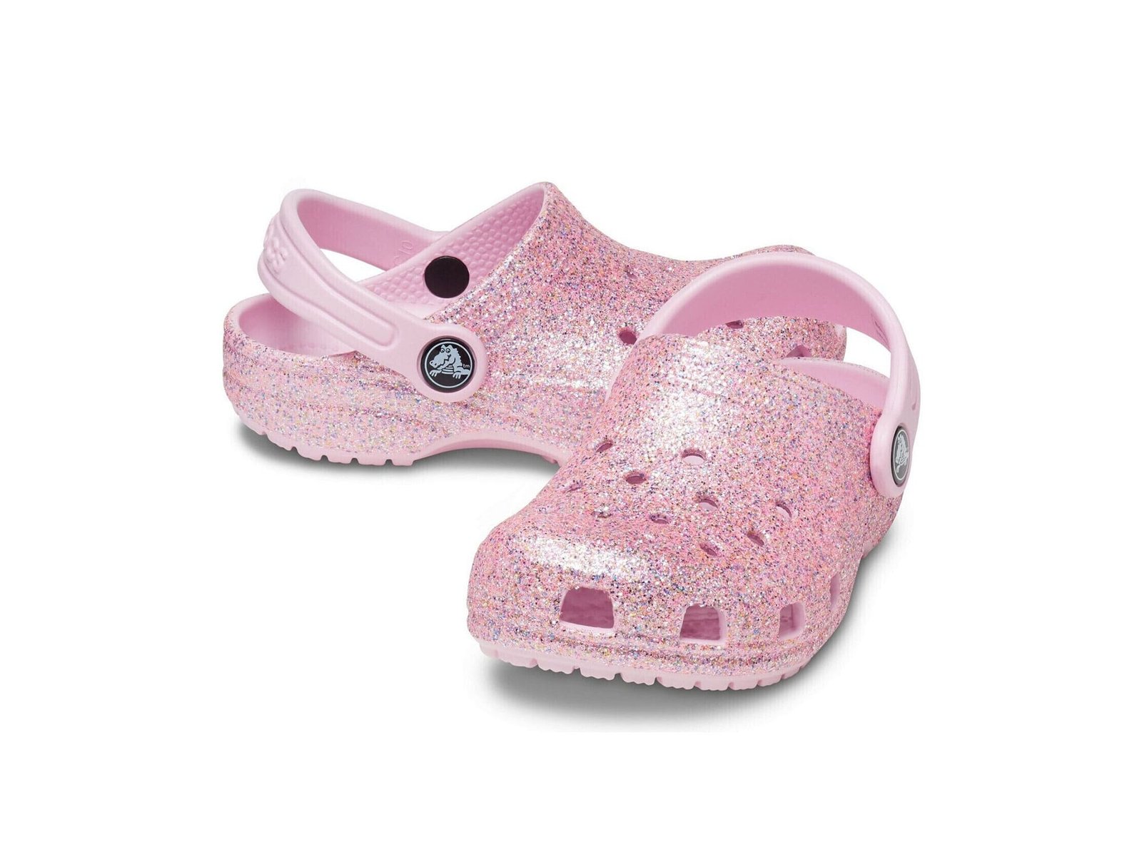 Sabot Crocs Glitter ClogT Rose
