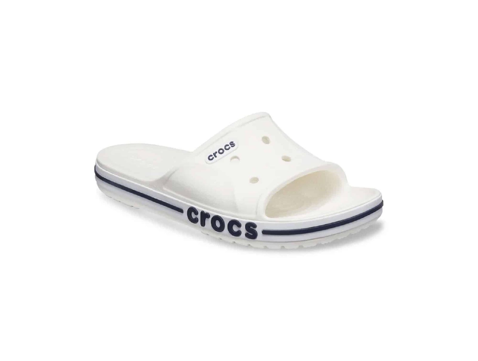 Sandale Crocs Bayaband Slide Blanc/Bleu