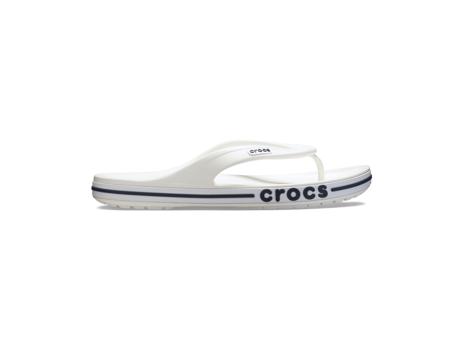 Sandale Crocs Bayaband Flip Blanc/bleu