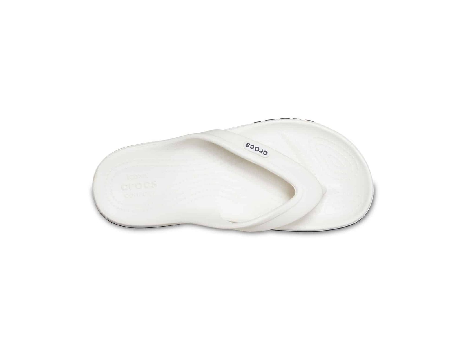 Sandale Crocs Bayaband Flip Blanc/bleu