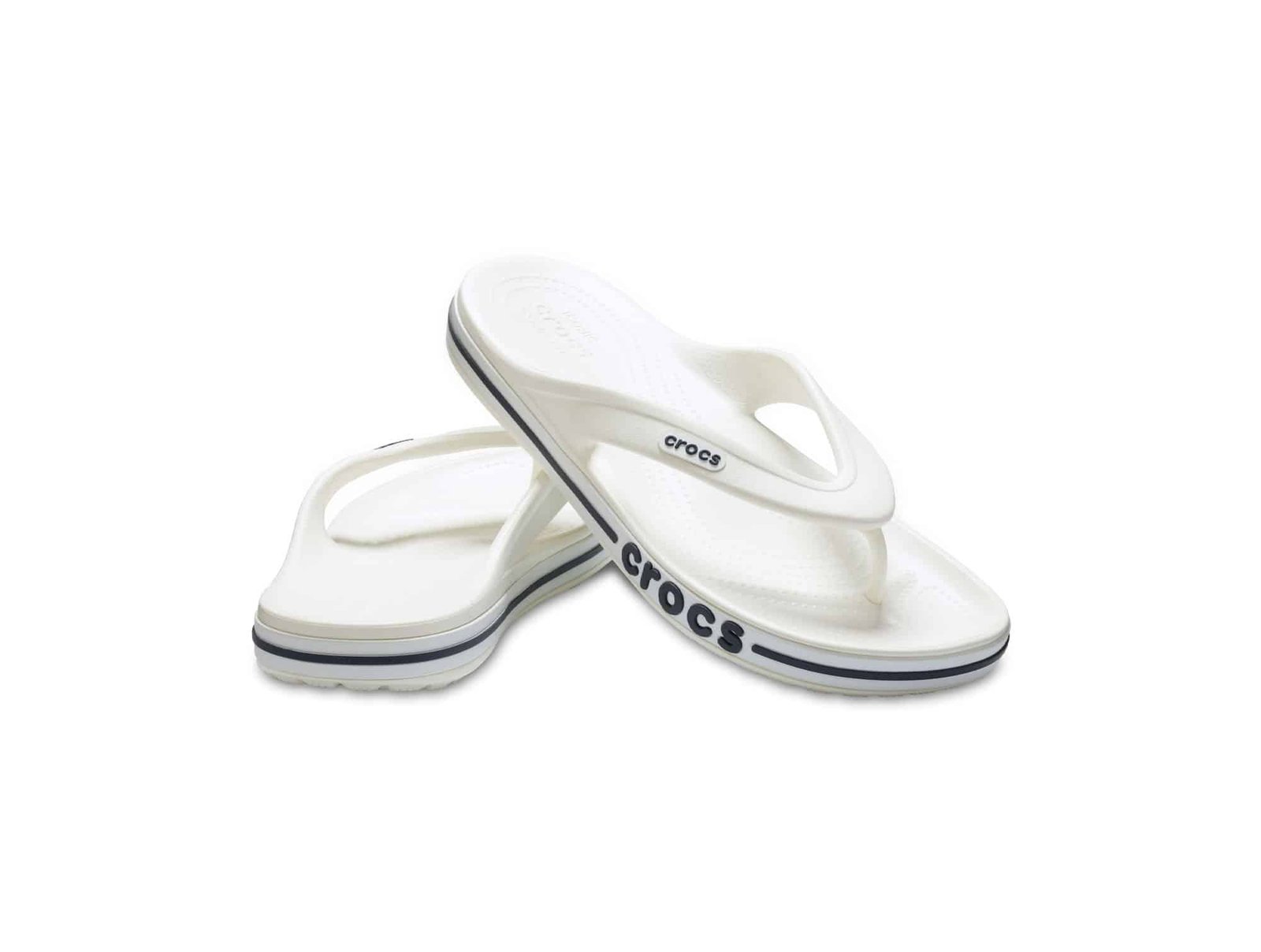 Sandale Crocs Bayaband Flip Blanc/bleu
