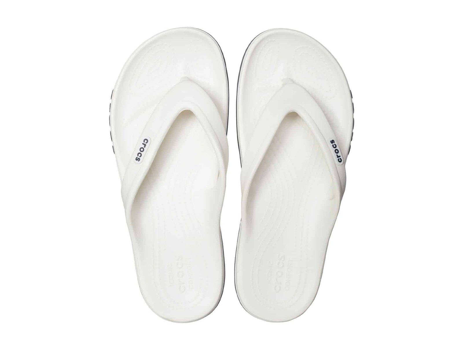 Sandale Crocs Bayaband Flip Blanc/bleu