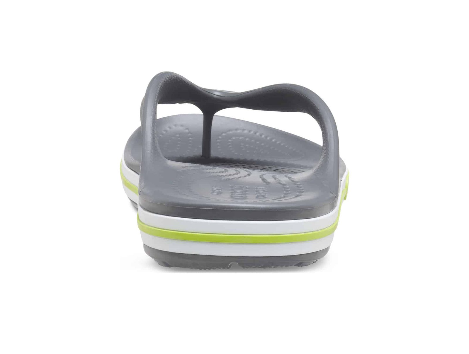 Sandale Crocs Bayaband Flip Gris et Vert