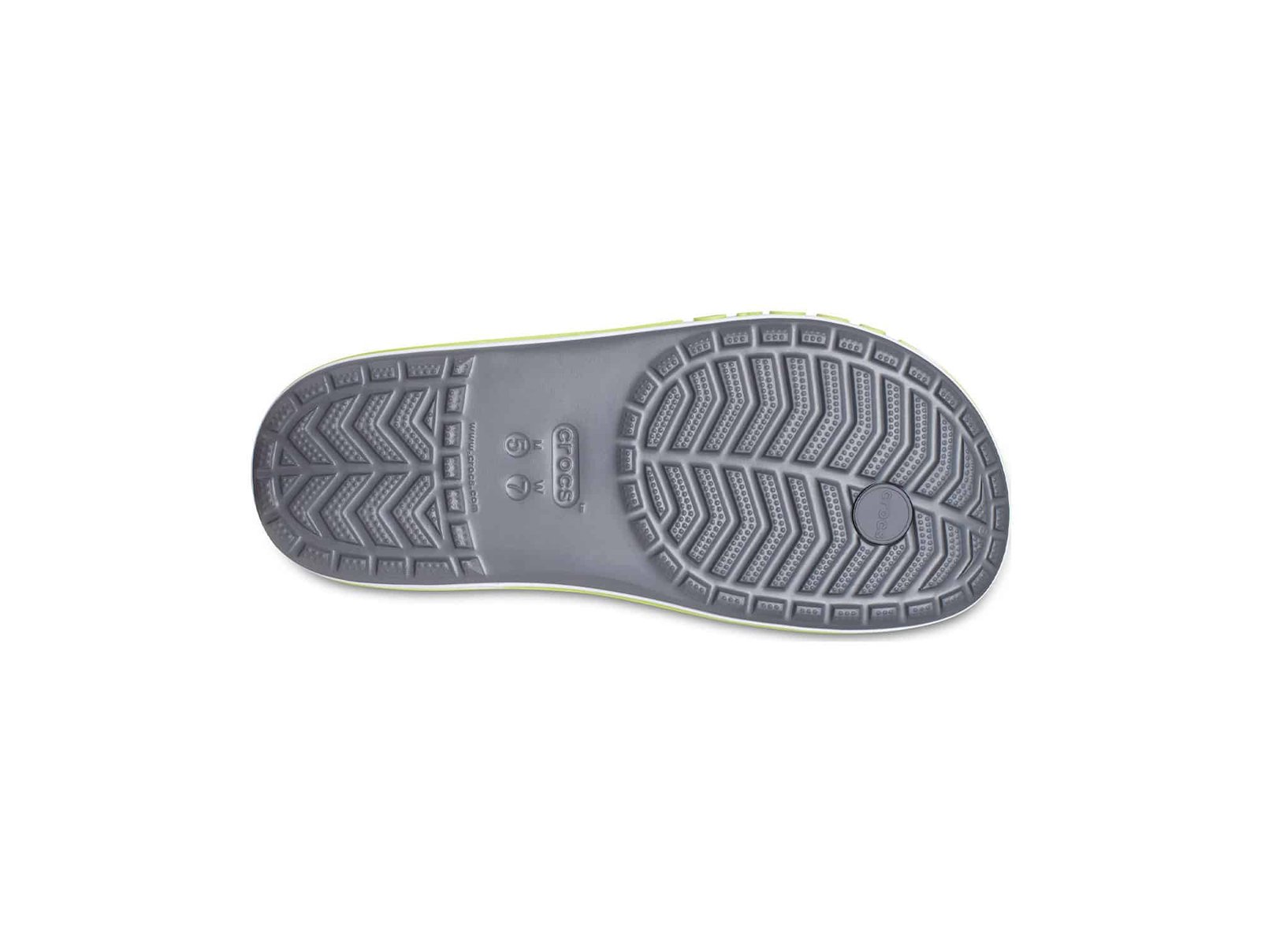 Sandale Crocs Bayaband Flip Gris et Vert
