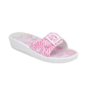 Sandale-Scholl-NEW-MASSAGE-Blanc-Rose