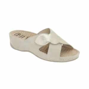 Sandale-Scholl-NIVES-CROSS-Platinum