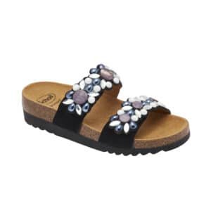 Sandale-Scholl-SINTRA-2-STRAPS-Noir-Gris