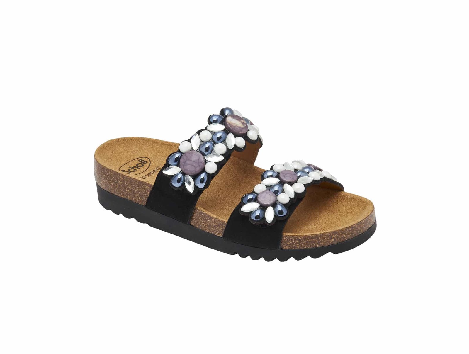 Sandale-Scholl-SINTRA-2-STRAPS-Noir-Gris