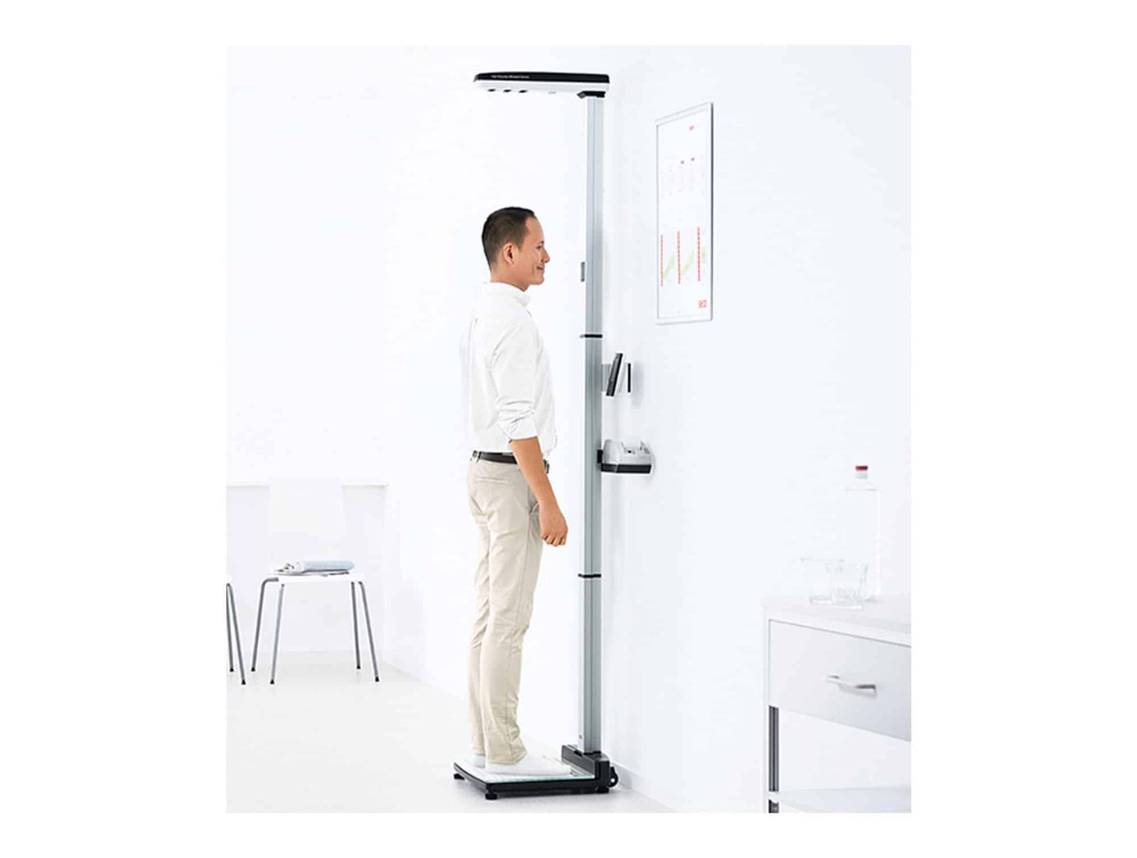 Station de mesure à ultrasons avec assistance vocale