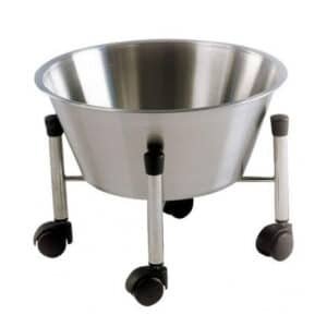 Baquet roulant en Inox