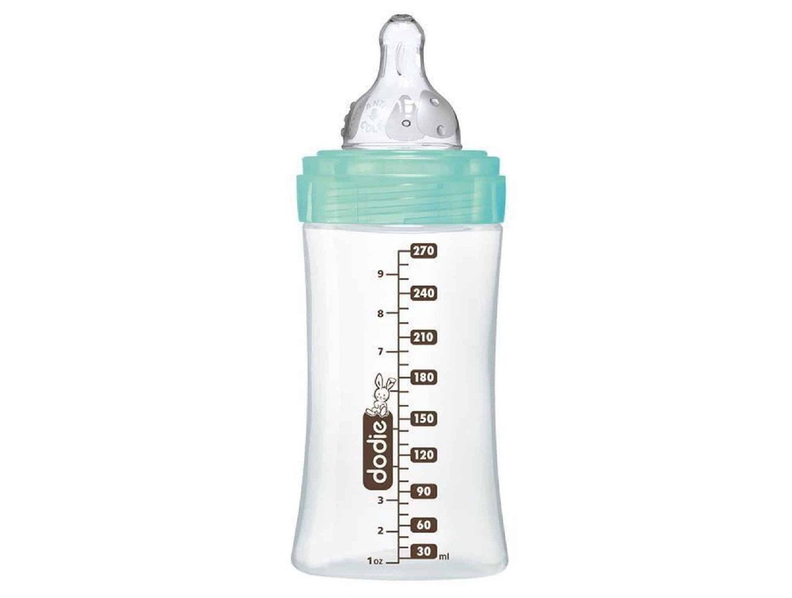 Biberon Verre 150mL tétine ronde 3 vitesses Oiseaux