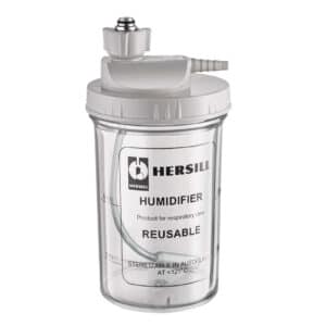 Humidificateur réutilisable pour débitmètre d'O2