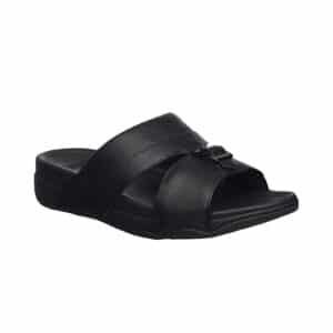 Sandale En Cuir Cameron Noir
