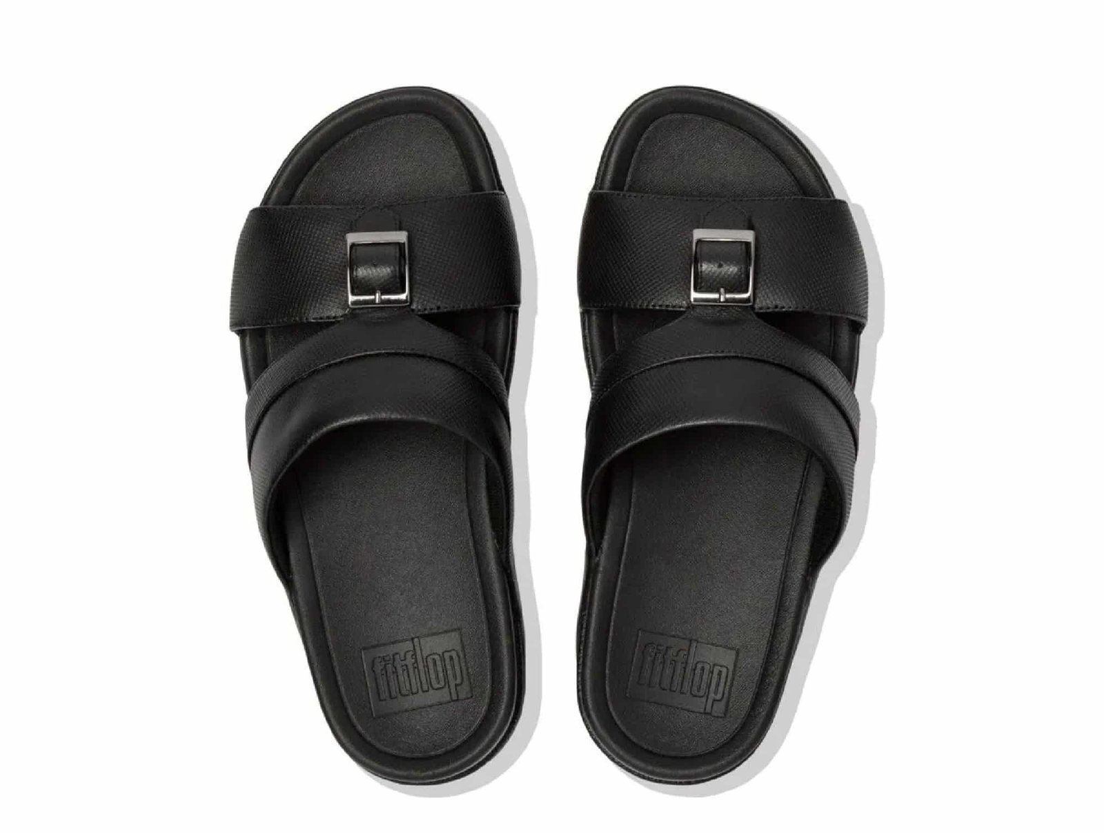 Sandale En Cuir Cameron Noir