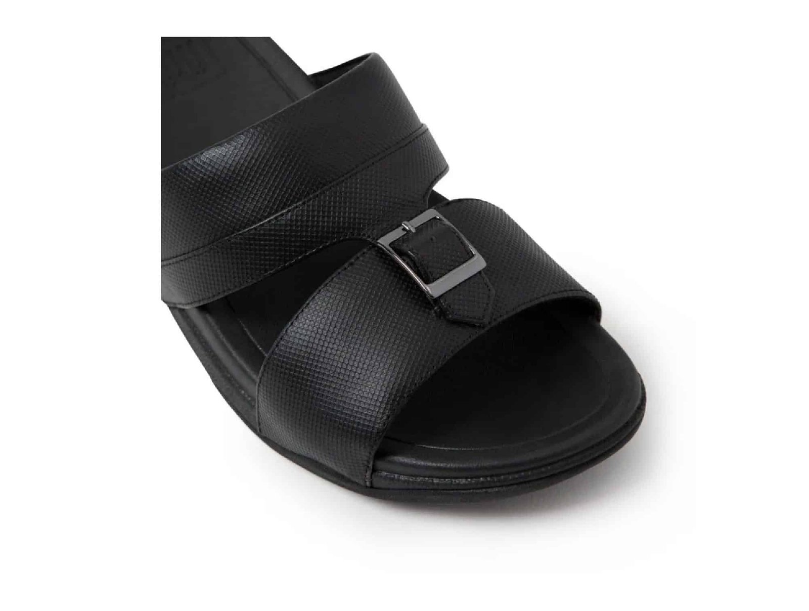 Sandale En Cuir Cameron Noir