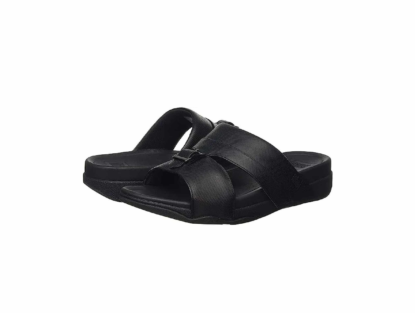 Sandale En Cuir Cameron Noir