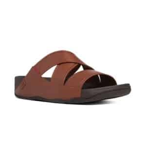 Sandale Chi En cuir Marron